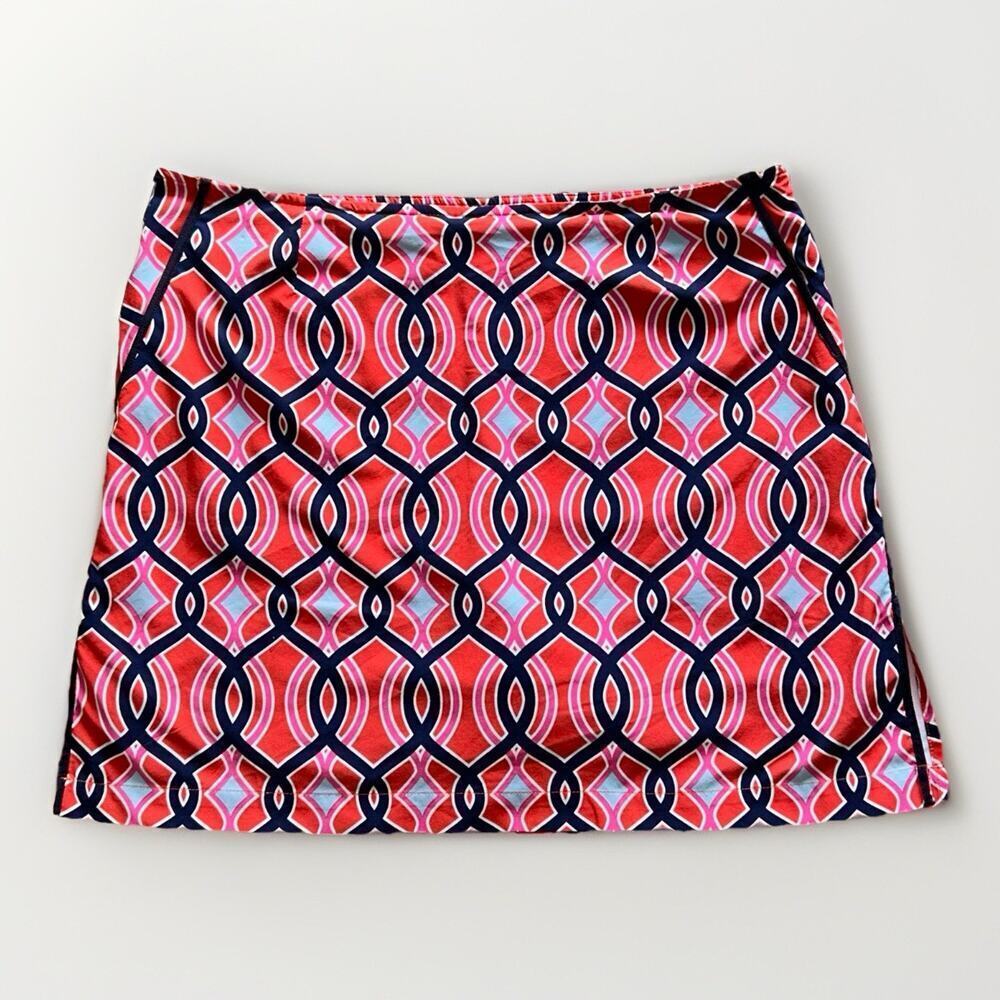 Golftini Member Guest Golf Skort Size 10 Pockets Colorful Pickleball Tennis